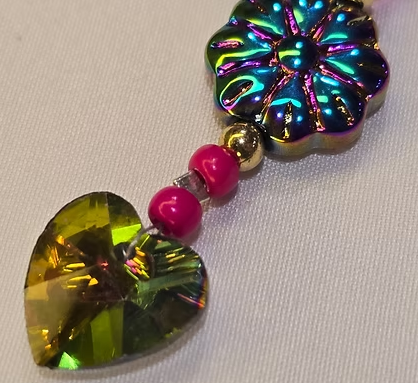 Pink Aurora Hair Beads