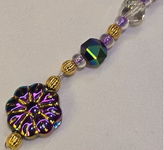 Purple Aurora Hair Beads