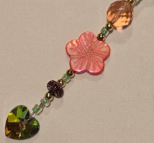 Orange Aurora Hair Beads