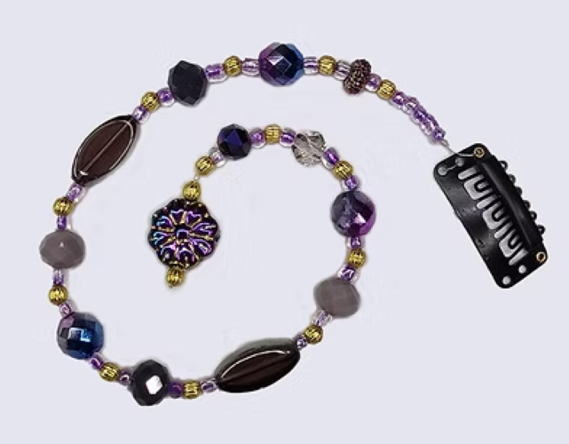 Purple Aurora Hair Beads